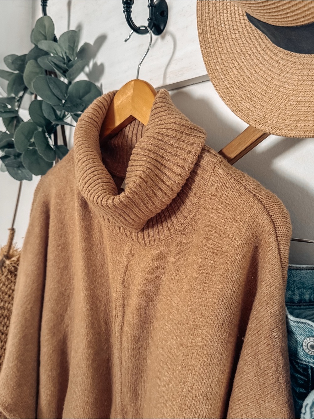LOFT Camel Turtleneck Sweater